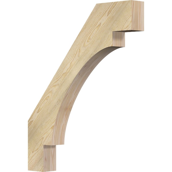 Ekena Millwork 4"W x 30"D x 36"H Merced Rough Sawn Knee Brace, Douglas Fir BRC04X30X36MRC00RDF - main